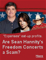 According to the author, there would be more money for the cause if Hannity didn't demand a private jet and luxury cars and hotel suites for his family and entourage.